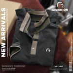 Premium Double PK Cotton Polo - Ash Giversion