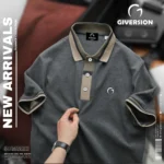 Premium Double PK Cotton Polo - Ash Giversion