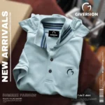 Special Edition Double PK Cotton Polo- Sky