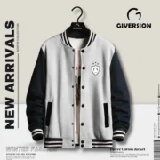 Buy Youth Fashion Versity Casual Jacket | Ash