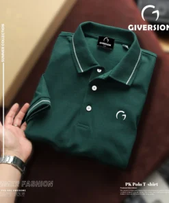 Mens Premium Moss Green Polo Shirt