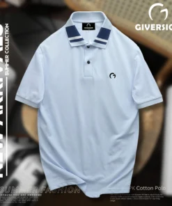 Mens Premium Ocean Blue Polo Shirt